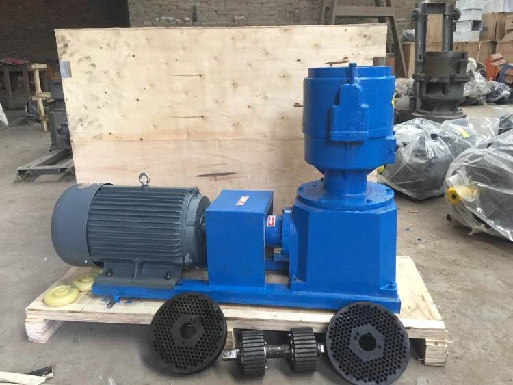 Fertilizer Pelletizer Small Feed Pellet Mill Diesel Engine Mobile Wood Sawdust Pelleting Machine