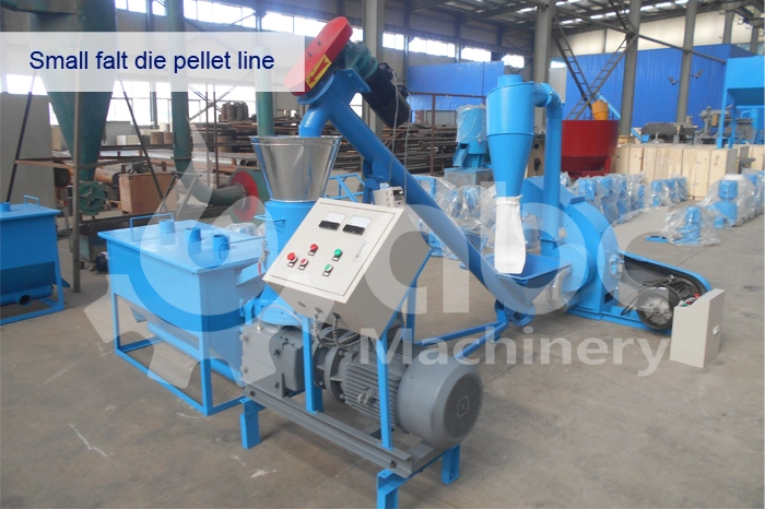 5-6ton CE Approved Farm Use Flat Die Biomass Pellet Making Mill