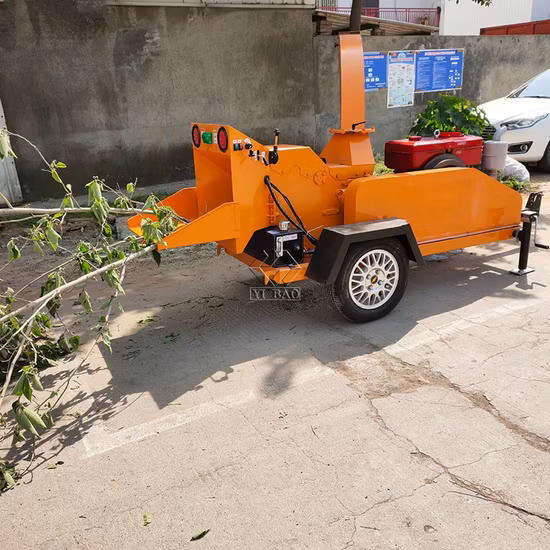 상업용 임업 기계 40 HP 8 인치 목재 칩퍼 슈레더