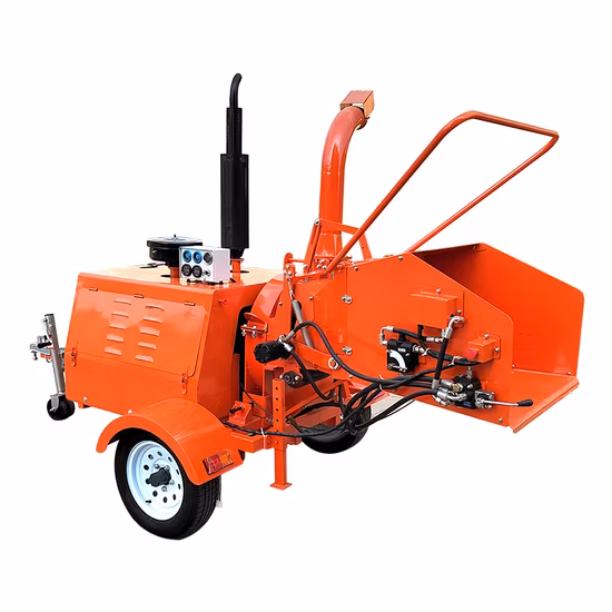 ATV 40 HP 디젤 엔진 목재용 디스크 목재 칩퍼