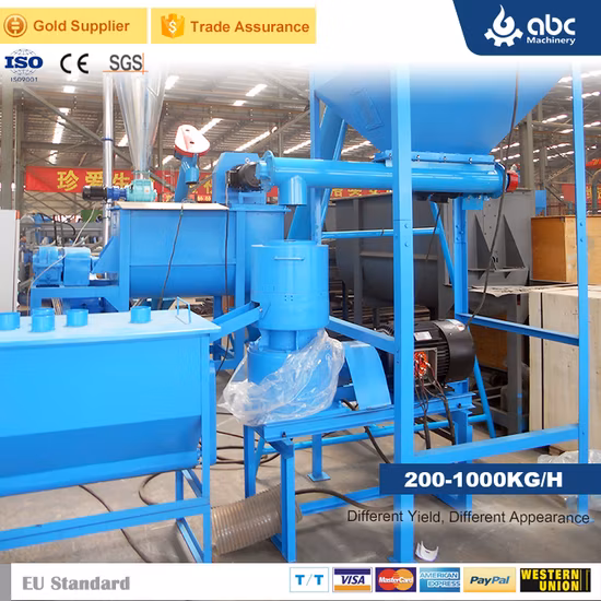 집에서 만든 작은 플랫 다이 목재 작은 알모양으로 하기 기계, 바이오매스 톱밥 펠릿 공장